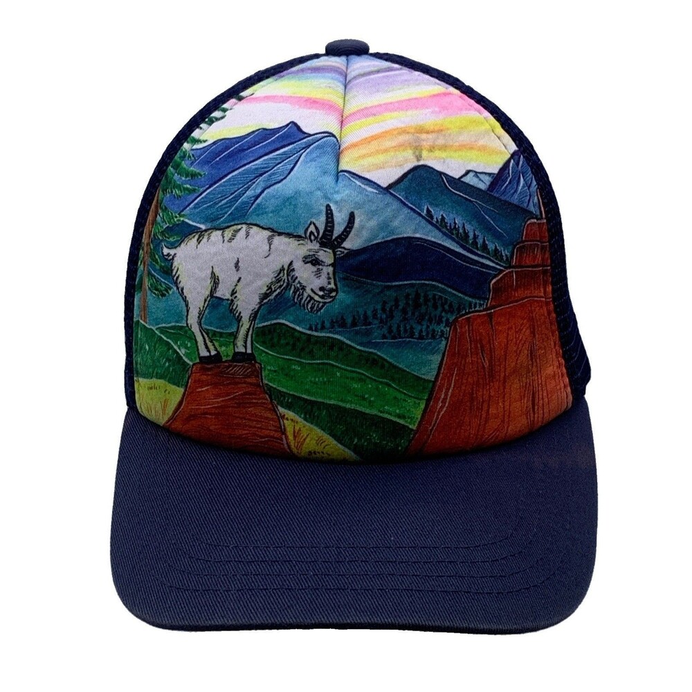 Sunday Afternoons Artist Series Trucker Hat Mountain Goat Graphic Cap Annie Fai